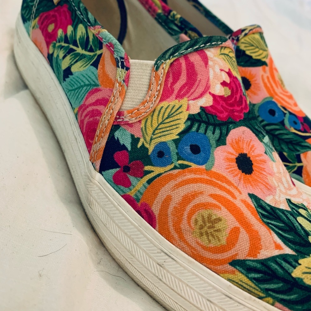 {Keds} Rifle Paper Co. Platform Slip On Sneakers